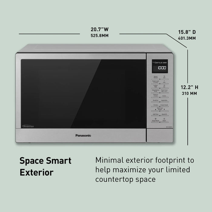 1.2 cu. ft. Countertop Inverter Microwave Oven, 1200W - NN-SN68KS