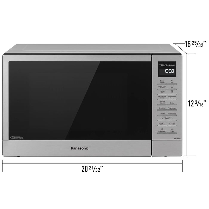 1.2 cu. ft. Countertop Inverter Microwave Oven, 1200W - NN-SN68KS