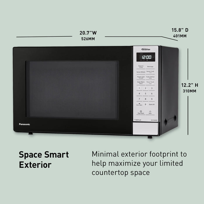 1.2 cu. ft. Countertop Inverter Microwave Oven 1250W - NN-SN68QB