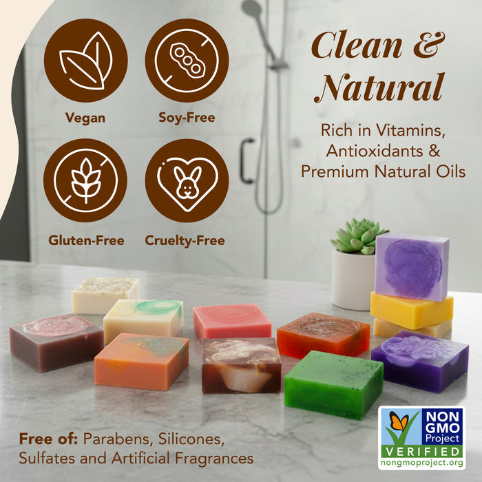 12-Pack Square Artisan Soap Variety - view 4