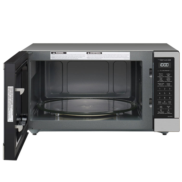 1.6 cu.ft. Countertop Cyclonic Wave Inverter Microwave Oven, 1250W -NN-SN76LS