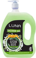 لونا شاور جيل 2 لتر جلسرين وزيتون  - Luna Shower Gel 2 Liters - Glycerin & Olive