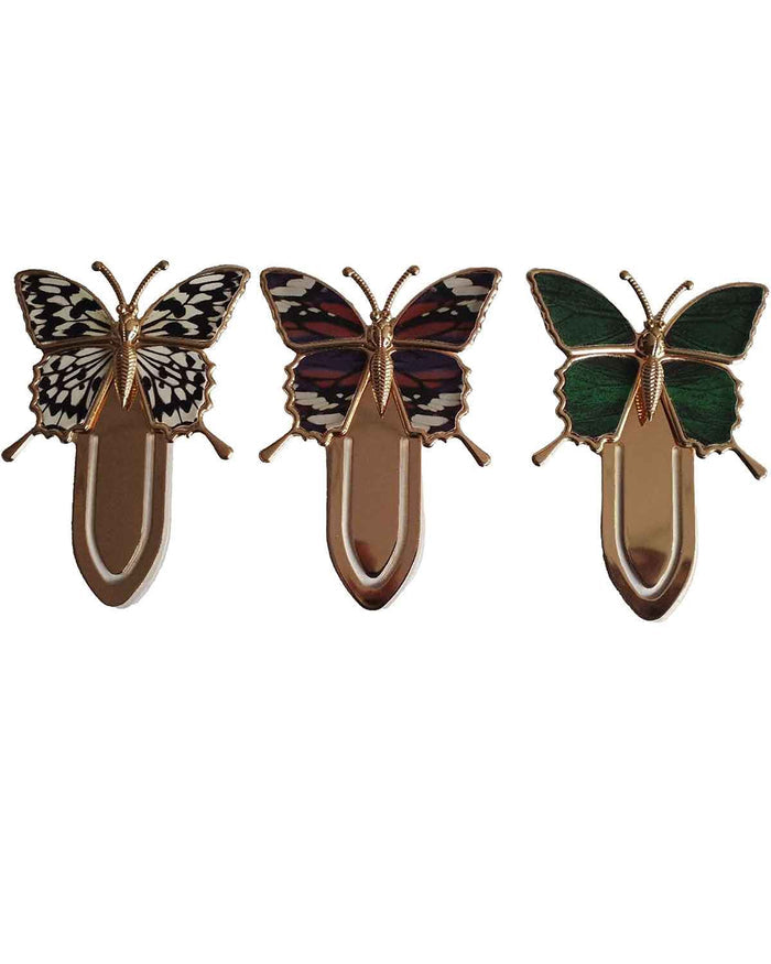 3 Piece Butterfly Bookmark Set - Image 2 - Country Collection