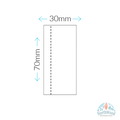 30 x 70 mm Shrink Wrap Bands - NorthWood Candle & Craft