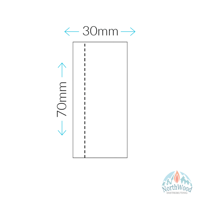 30 x 70 mm Shrink Wrap Bands - NorthWood Candle & Craft