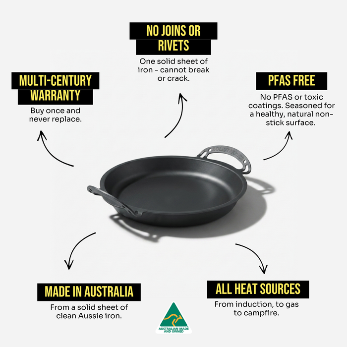30cm Bigga Iron Frypan
