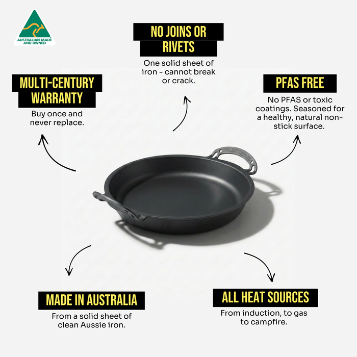 35cm Bigga Iron Frypan
