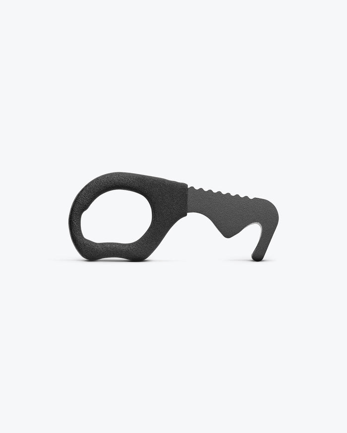 Black Benchmade 7 Hook with Serrated Cutting Edge - Side Profile | Benchmade Knife Co.