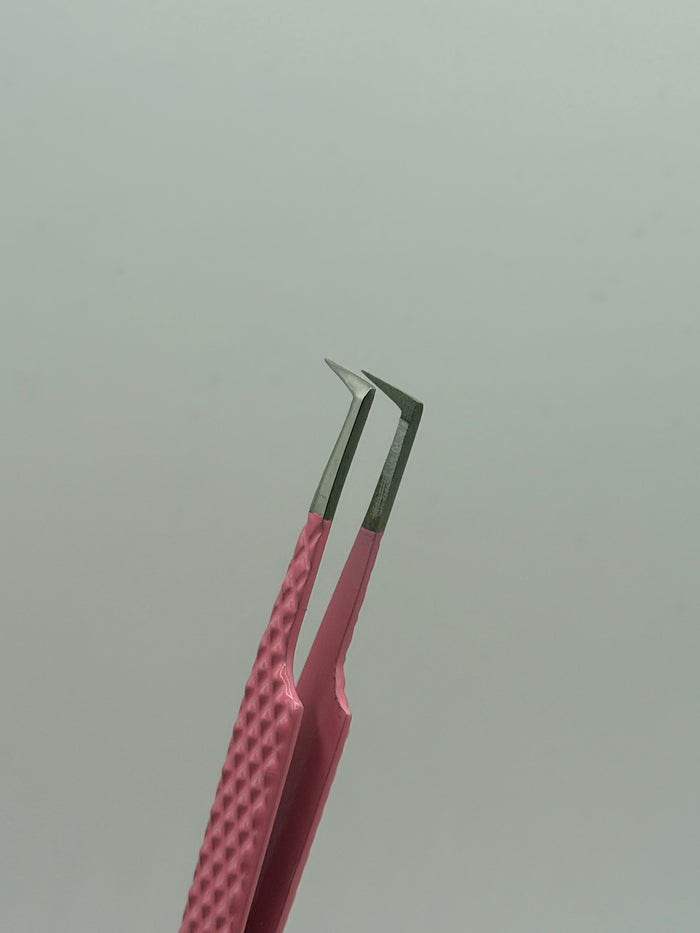 90° Boot Tip Fiber Tweezers