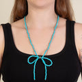 92255 - Squash Blossom Necklace - Turquoise