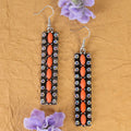 93488 - Squash Blossom Earrings - Orange