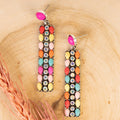 93489 - Squash Blossom Earrings - Multi