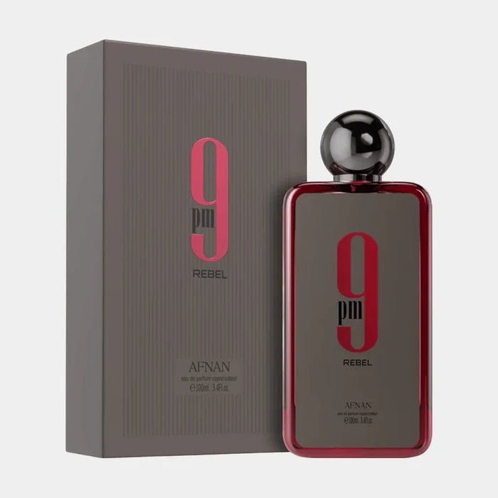 Afnan 9 PM Rebel Unisex EDP Spray 3.4 Oz