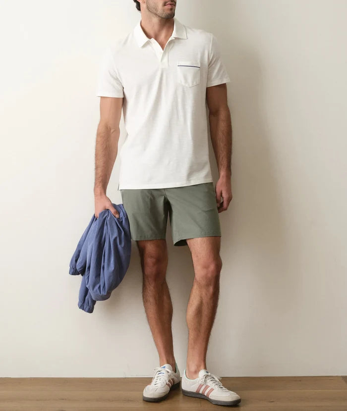 Air Pocket Polo White