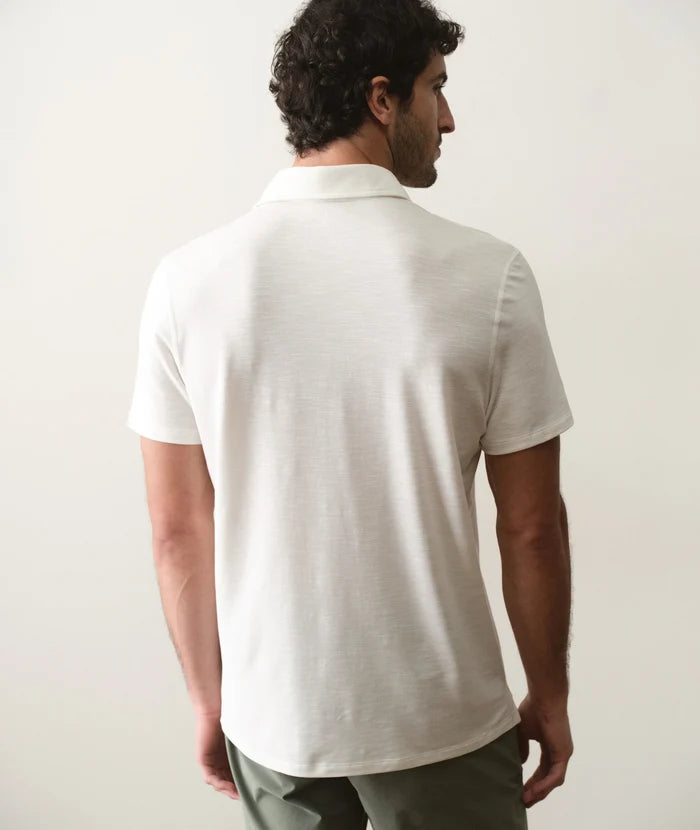 Air Pocket Polo White