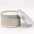 Almond + Honey - 8oz Silver Tin with Colored Label