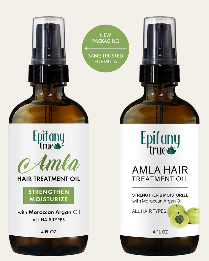 Amla Hair Treatment Oil with Moroccan Argan Oil – Strengthen & Moisturize, 4 fl oz