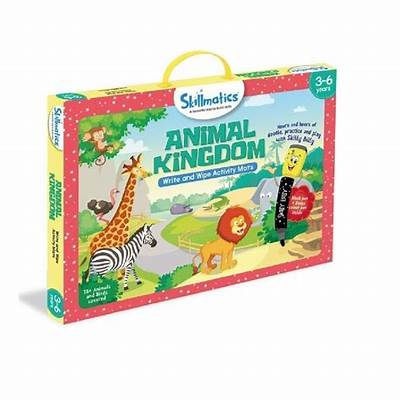 Animal Kingdom Write & Wipe Activity Mats