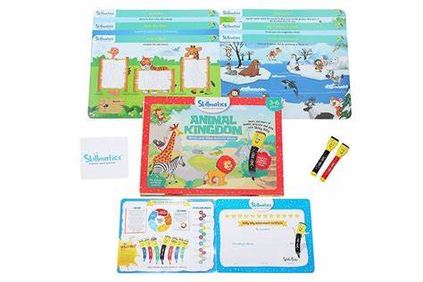 Animal Kingdom Write & Wipe Activity Mats