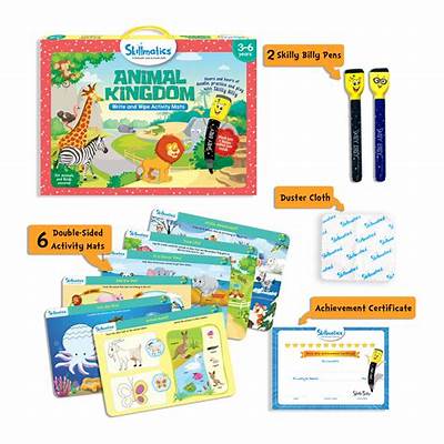 Animal Kingdom Write & Wipe Activity Mats