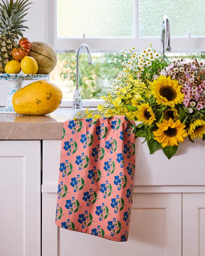 ANNA SPIRO INDIAN SUMMER ROSE TEA TOWEL from the amazing range of Kip & Co