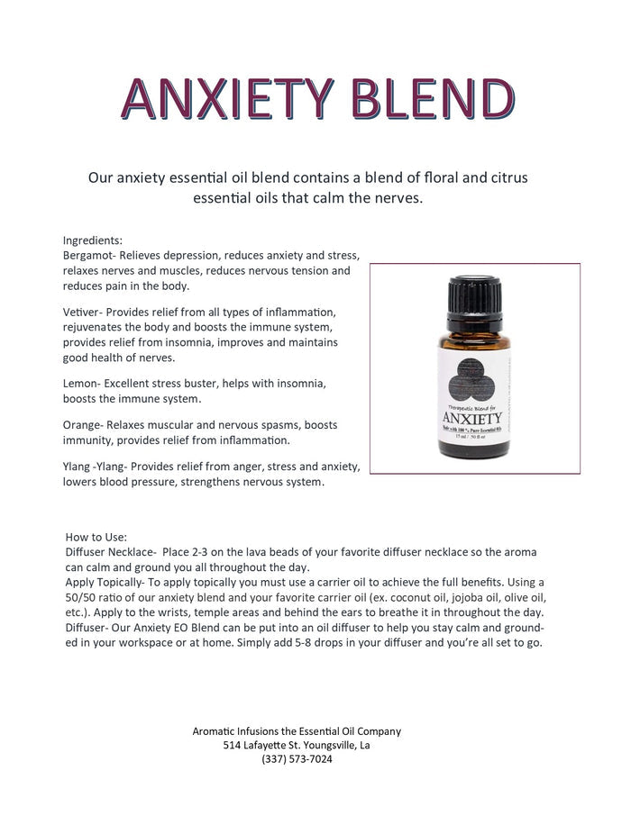 Anxiety Blend 15ml