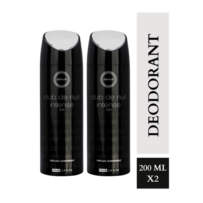 Armaf Club De Nuit Intense Man Deodorants for Men - 200ML Each (Pack of 2)