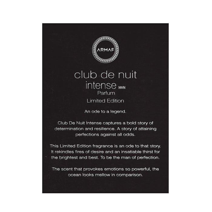 Armaf Club de Nuit Intense Man Parfum Limited Edition 105ML