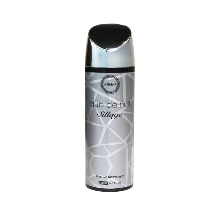 Armaf Club De Nuit Sillage Perfume Body Spray 200ML - Powerful Unisex Fragrance with Citrus and Musk
