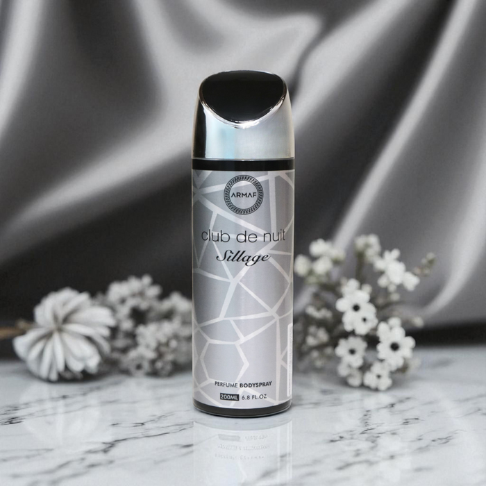 Armaf Club De Nuit Sillage Perfume Body Spray 200ML - Powerful Unisex Fragrance with Citrus and Musk