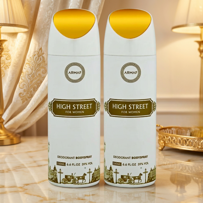 Armaf High Street Deodorants for Women - 200ML Each (Pack of 2)