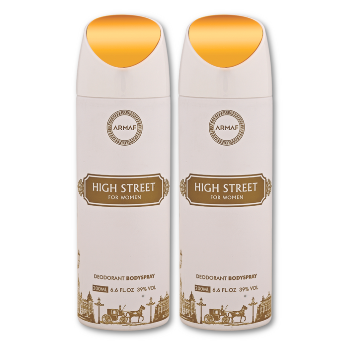 Armaf High Street Deodorants for Women - 200ML Each (Pack of 2)
