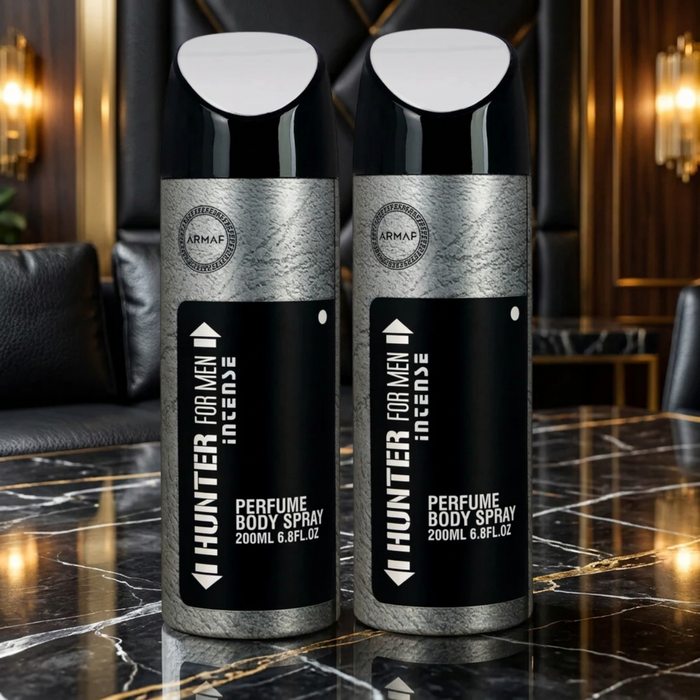 Armaf Hunter Intense Deodorants for Men - 200ML Each (Pack of 2)