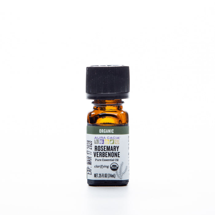 Aura Cacia Organic Essential Oil Rosemary Verbenone 7.4ml