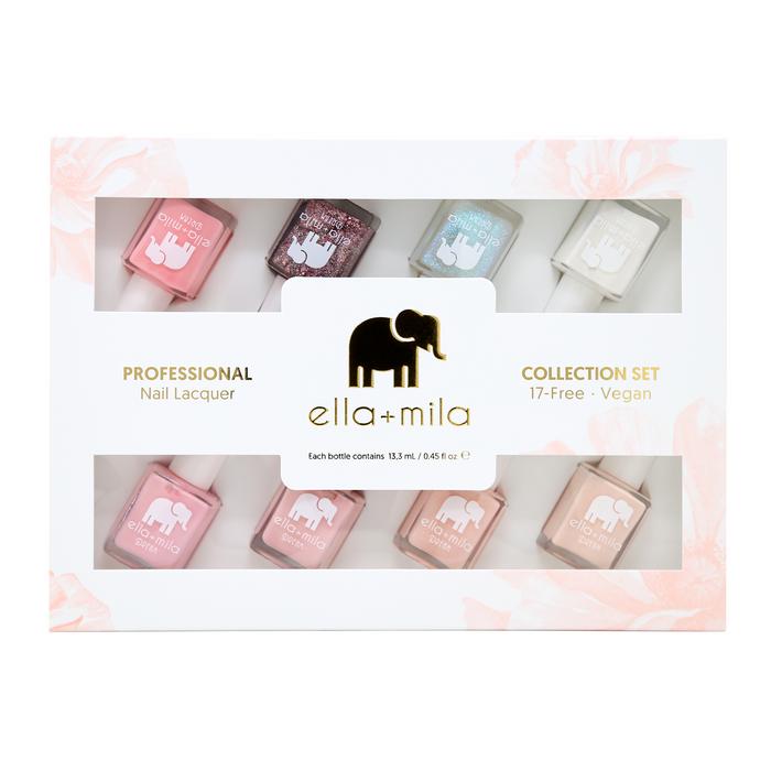 Ballet Collection 8-pack nail polish gift box, front view