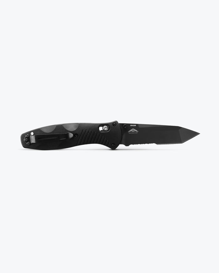 Benchmade Barrage Black Valox® 583SBK - Back Side Open View | Benchmade Knife Co.
