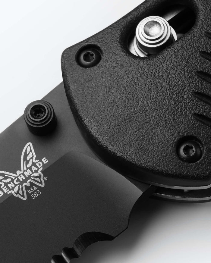 Benchmade Barrage 583SBK - AXIS Assist Lock Detail Close-up | Benchmade Knife Co.