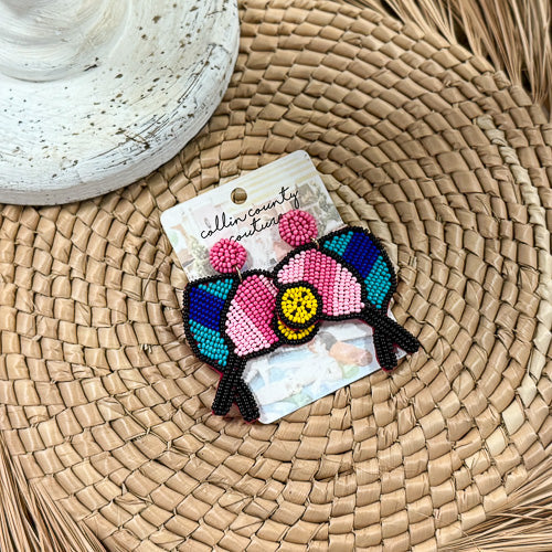 Beaded Pickleball Earrings
