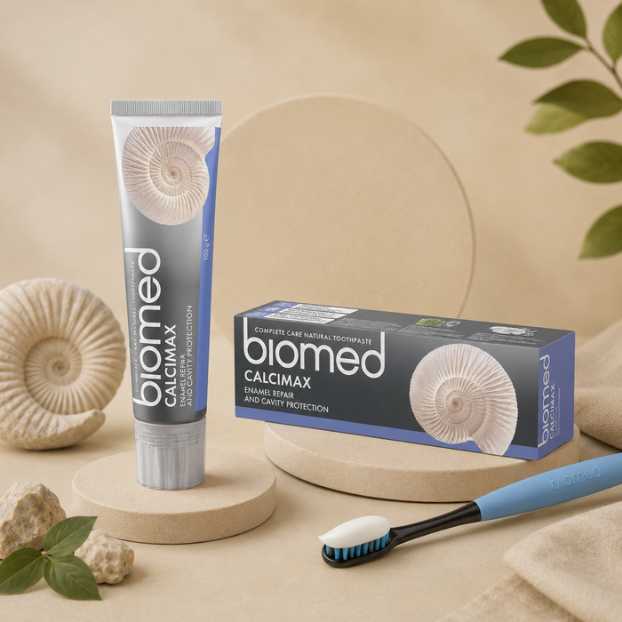 biomed - Calcimax bio, emalje  tandpasta (fluorfri) - 100ml.