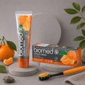 biomed - Citrus fresh bio aktiv , frisk ånde - tandpasta (fluorfri) - 100ml.