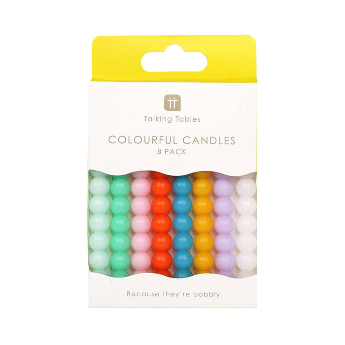 Bobble Birthday Candles - 8 Pack | Cake Candle |