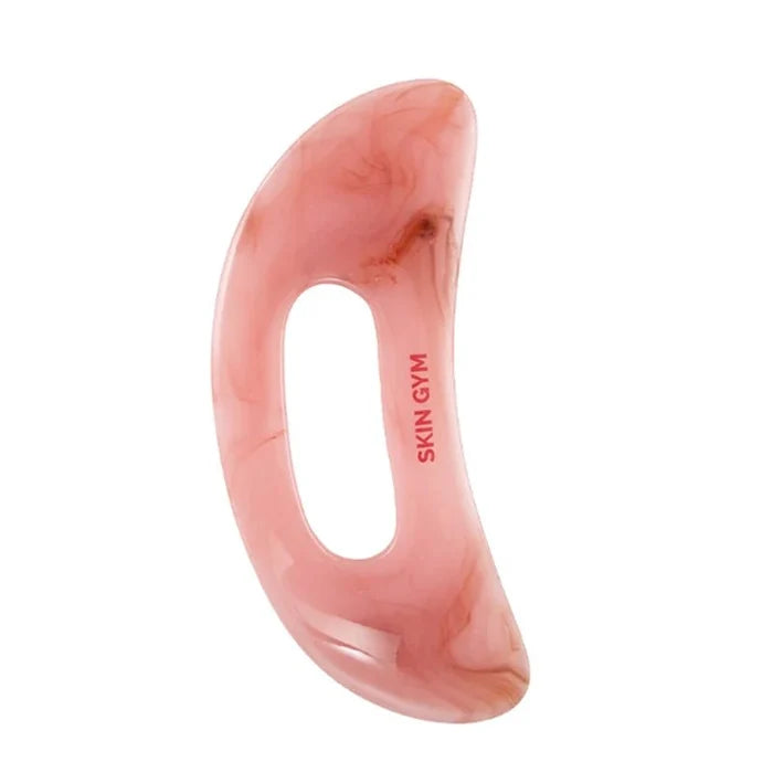 Body Gua Sha Massage Tool with Handle - Pink