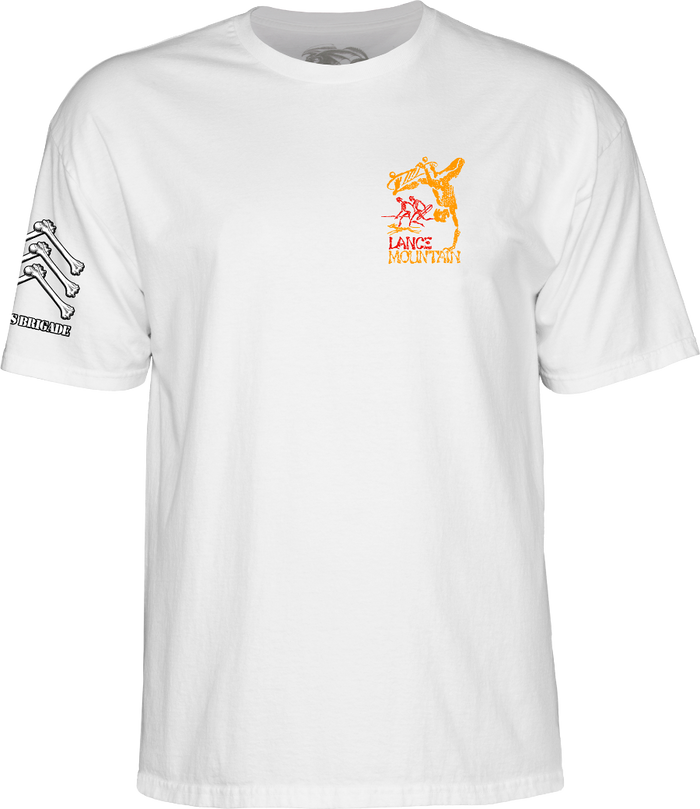 Powell Peralta Bones Brigade Lance Mountain 17th Series Tee front view