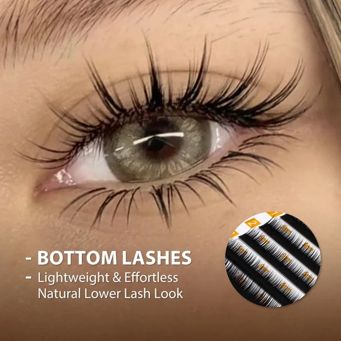 Bottom Lash Extensions for Full-Eye Definition & Lower Lash Line Enhancement| Swaniya Lashes