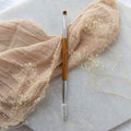 Brow and Liner Brush - Zero Waste Makeup Brush, Vegan, Bamboo + Taklon