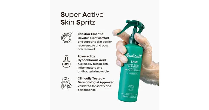 Bushbalm PRO SASS Super Active Skin Spritz (8.45floz / 250ml)