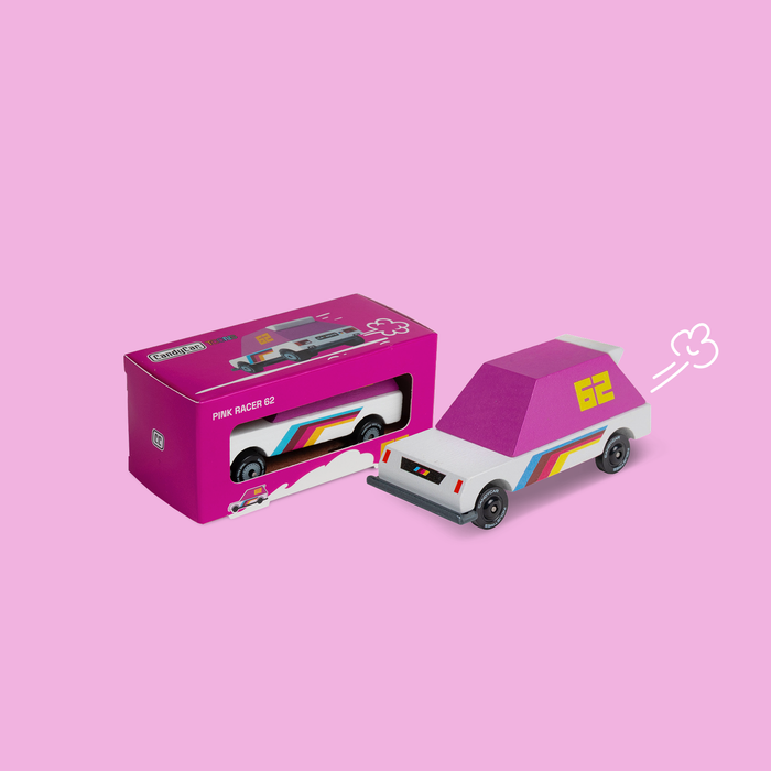 Candylab Toys Pink Racer 62 TOONS™ Car