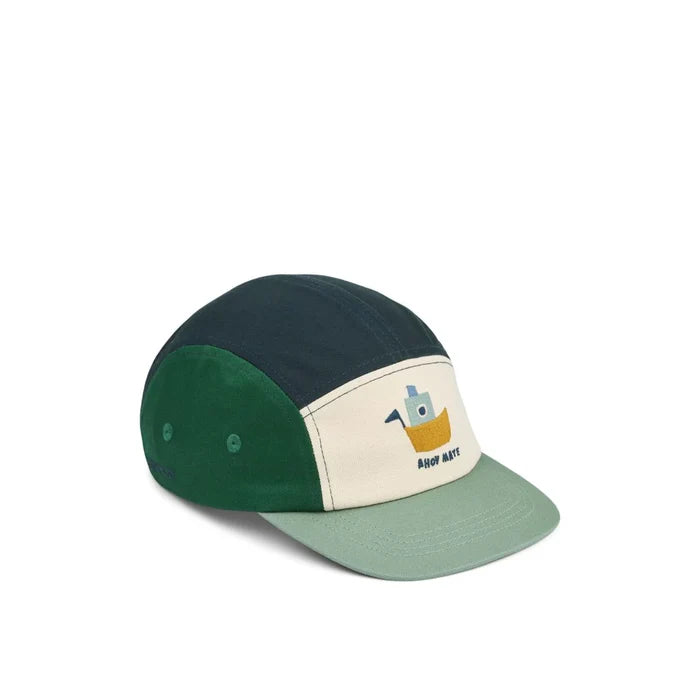 Liewood - Cap - Organic Cotton - Blue Fog Multi Mix
