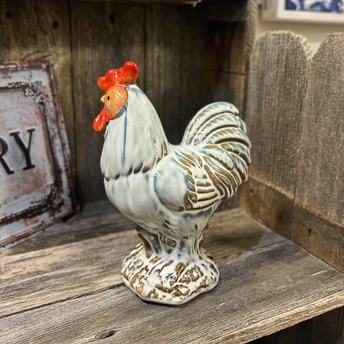 Ceramic Chicken Figurine