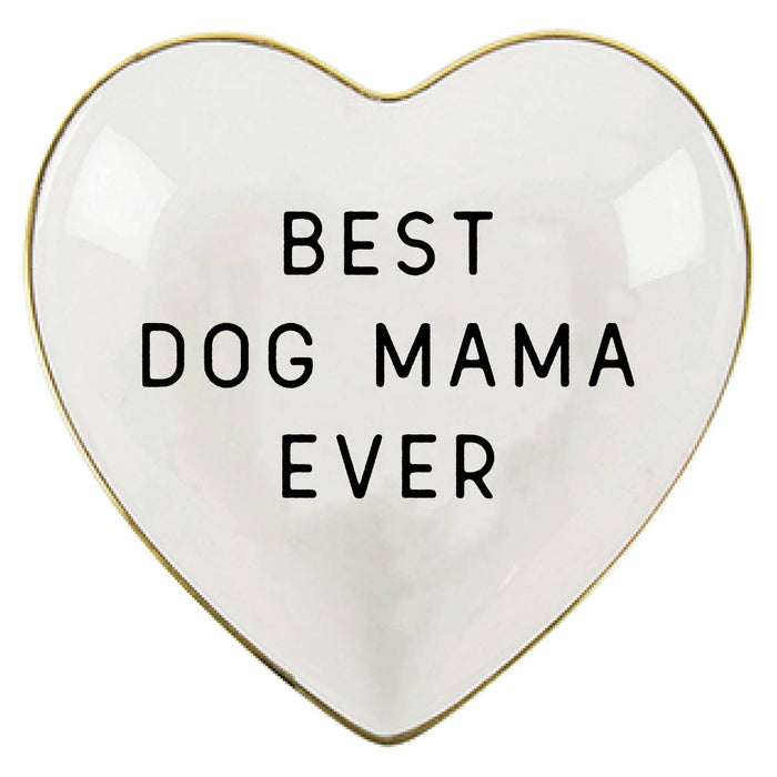 Ceramic Trinket Tray-Best Dog Mama Ever